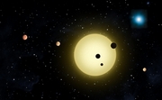 Instabile Planetenbahnen bei weiten Doppelsternen
